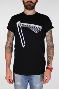 black semaphore tee