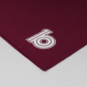 burgundy back detail