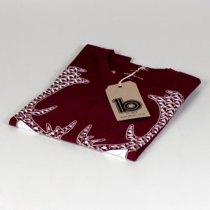 burgundy stag tee 3