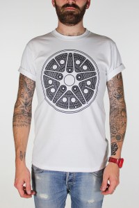 white cosmic tee