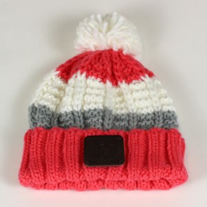 coral bobble hat 2