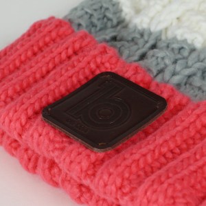 coral bobble hat 3