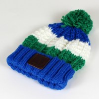 green bobble hat 1