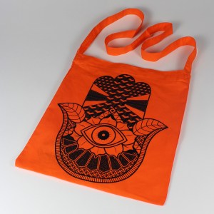 hand sling tote orange 1