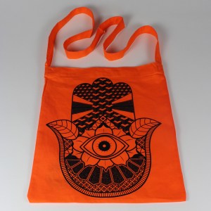 hand sling tote orange 4