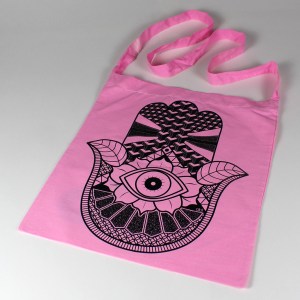 hand sling tote pink 1