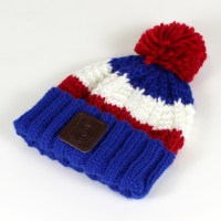 red bobble hat 1