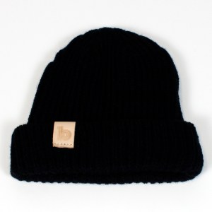 black fisherman's beanie 1