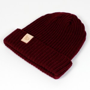 burgundy fisherman's beanie 2