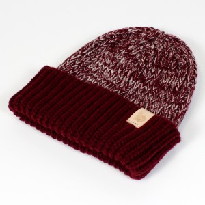 burgundy heather beanie 2