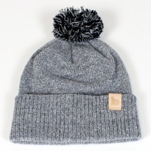 grey bobble beanie 1