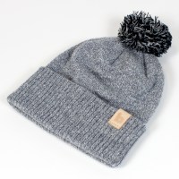 grey bobble beanie 2