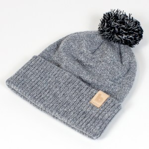 grey bobble beanie 2
